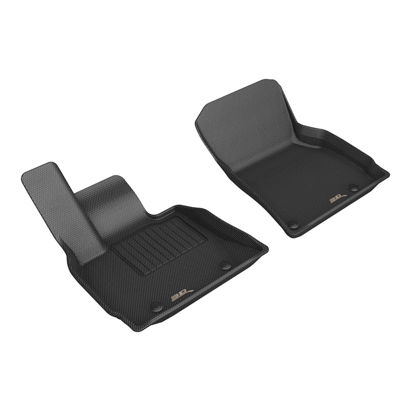 BMW X3 Floor Mats - Front - 3D MAXpider - Kagu - Black - `25-`26